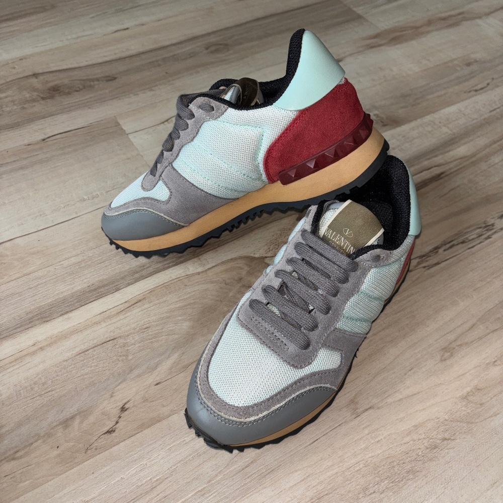 Valentino Garavani leather low trainers